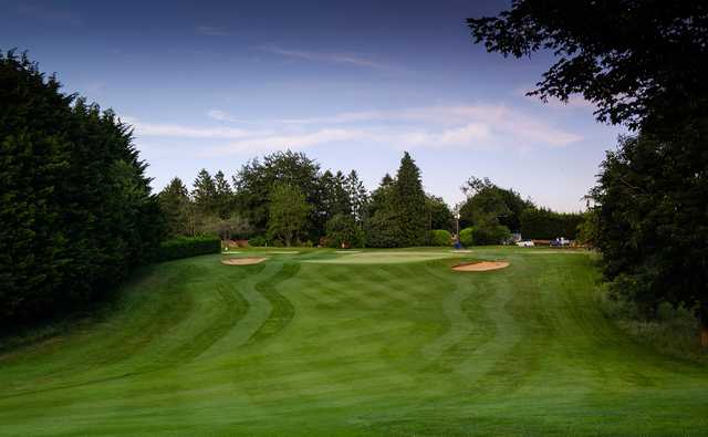 A view of gole #18 at Cotswolds Club Chipping Norton.
