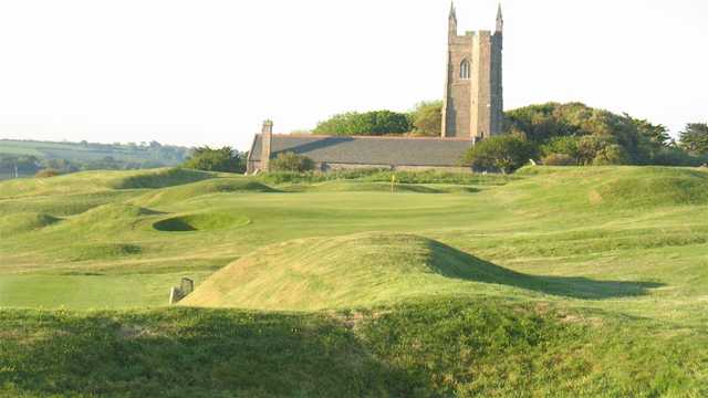 A view of a hole at West Cornwall Golf Club.
