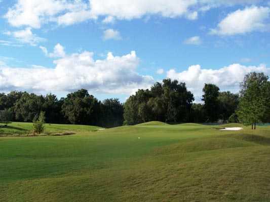 A view of green #5 at Plantation Palms Golf Club