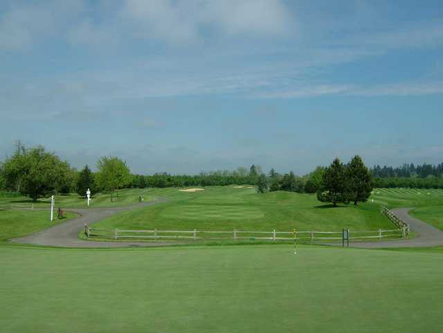 A view of the 1st tee at OGA Golf Course.