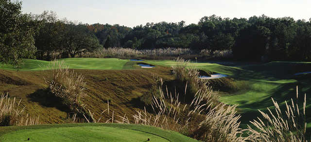 A view of green #13 at Brooksville Country Club.