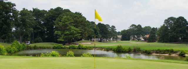 View from a green at Kempsville Greens Golf Course