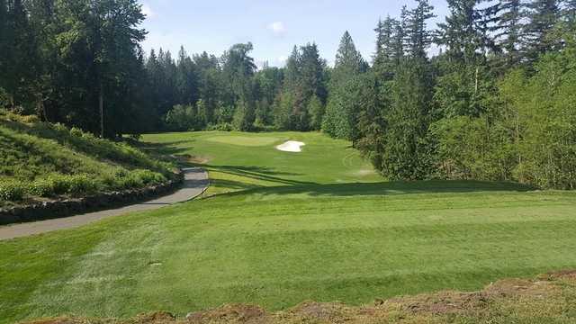 A view from tee #12 at Druids Glen Golf Club.