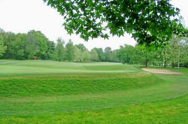 A view of a green at Franklin County Country Club.