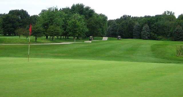 A view of a hole at Scherwood Golf.