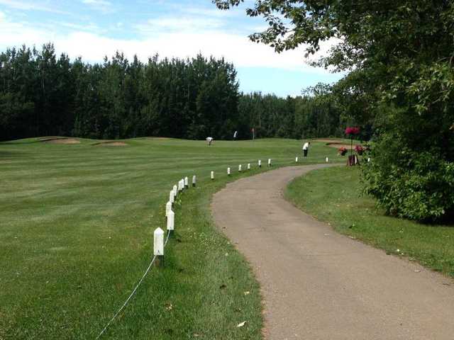 A view from a cart path from Ironhead Golf and Country Club.
