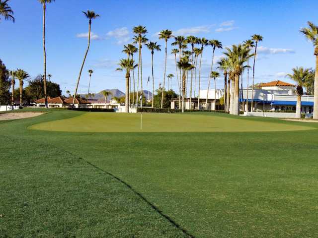 View of a green at Arizona Golf Resort