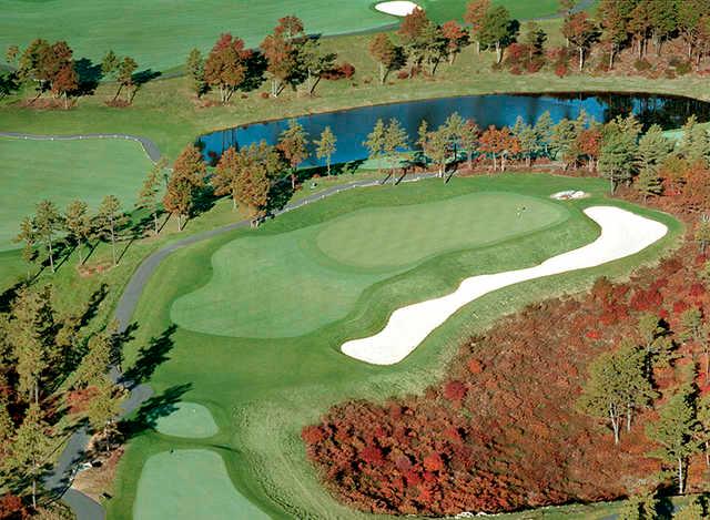 Aerial view from Waverly Oaks Golf Club