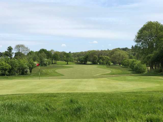 Looking back from the 2nd green at Petersfield Golf Club Championship Course