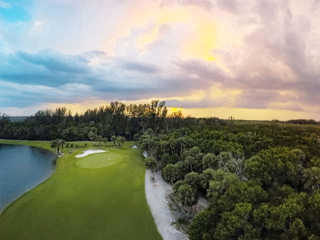 View of the 1st hole at The Savannahs Golf Course