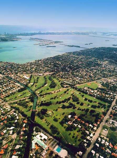 Aerial view of Miami Shores Country Club