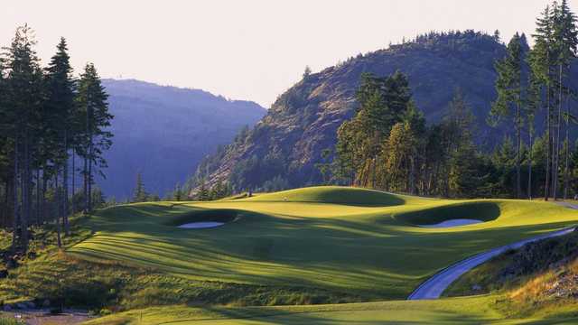 A view of hole #15 at Mountain Course from Bear Mountain Golf and Country Club