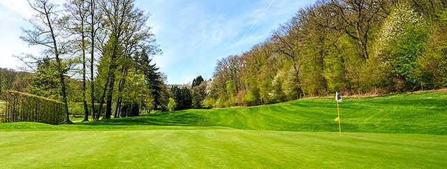A view of hole #1 at Wiesbadener Golf Club.