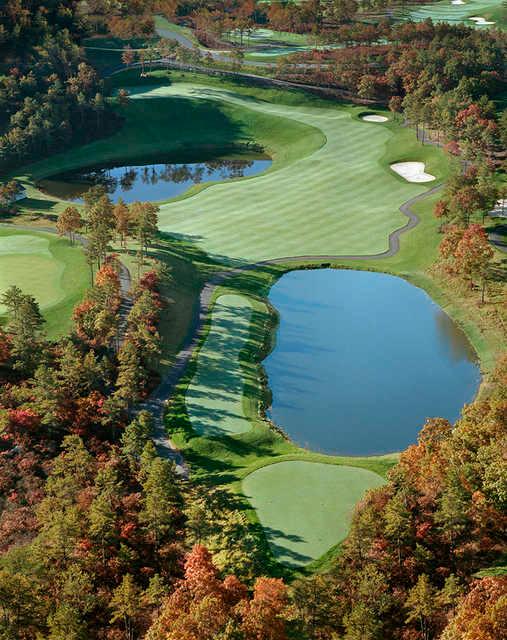 Aerial view from Waverly Oaks Golf Club
