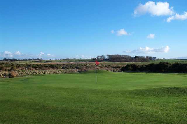 A view o hole #11 at Anglesey Golf Club.