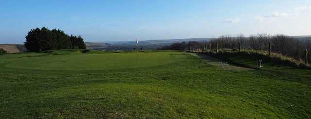 A view of the 10th hole at West Wilts Golf Club.