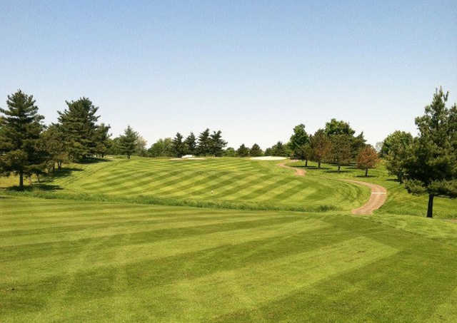A view of fairway #1 at Kyber Run Golf Course.