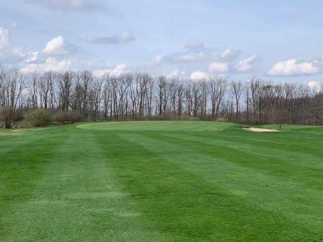 A view of the 1st green at Elks 797 Golf Club.