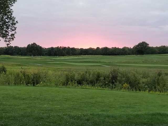 A summer day view from Majestic Springs Golf Course.
