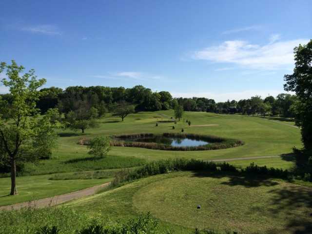 A view from a tee at Community Golf Course.