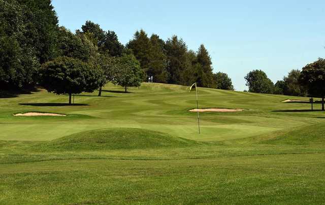 A view of a hole at Killymoon Golf Club.