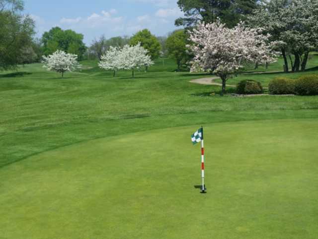 View from a green at Elms Country Club 