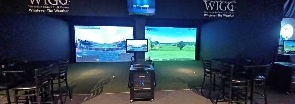 A view from Wisconsin Indoor Golf Center